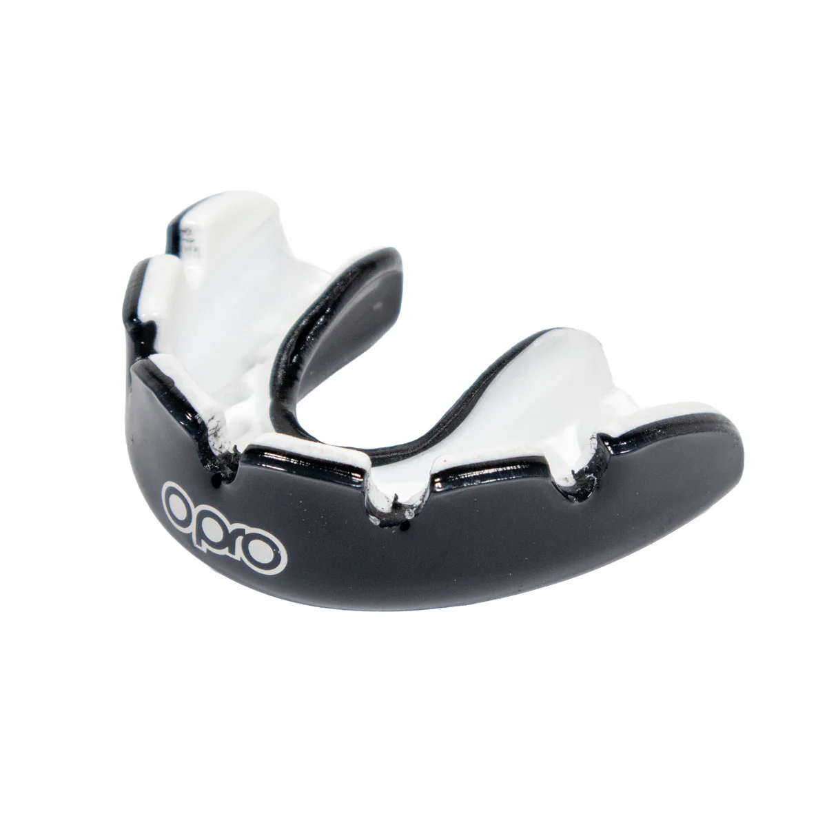 Protetor Bucal Opro Instant Custom-Fit para aparelho Preto-branco 