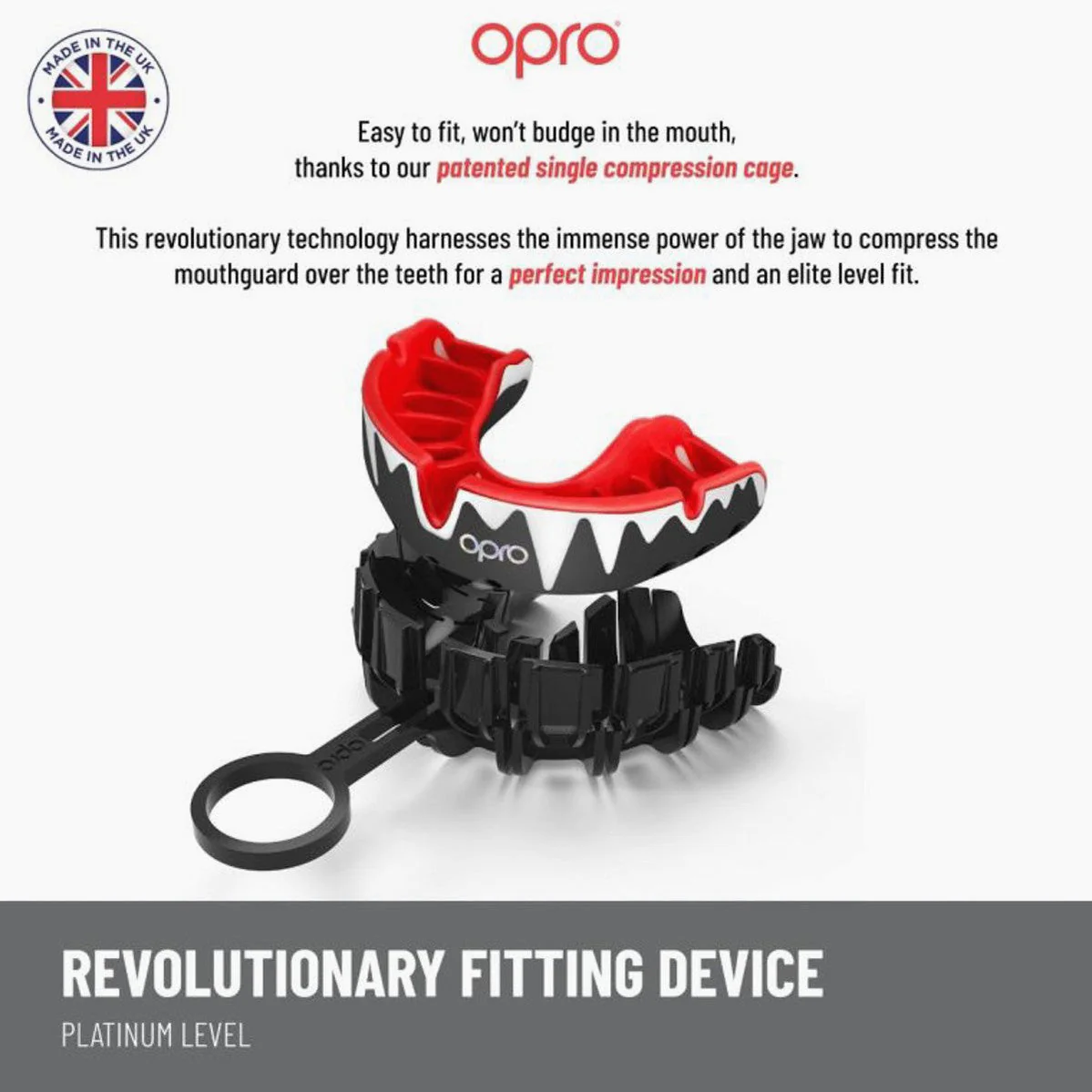 Protetor Bucal Opro Platinum Fangz - Image 9