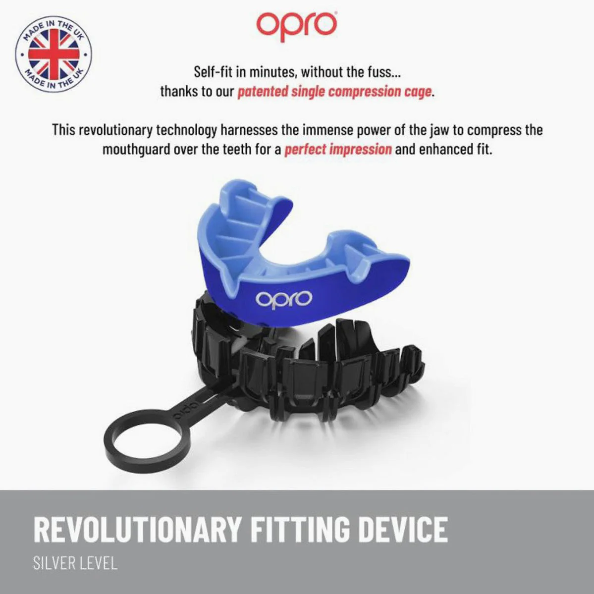 Protetor Bucal Opro Silver Self-Fit UFC  - Image 6