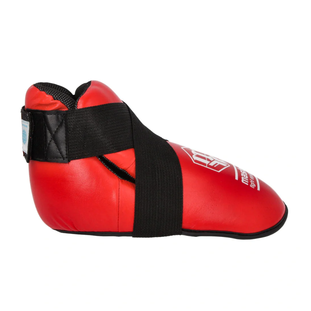Protetores de Pés Ponto Fighting Mestres WAKO Vermelho  - Image 3