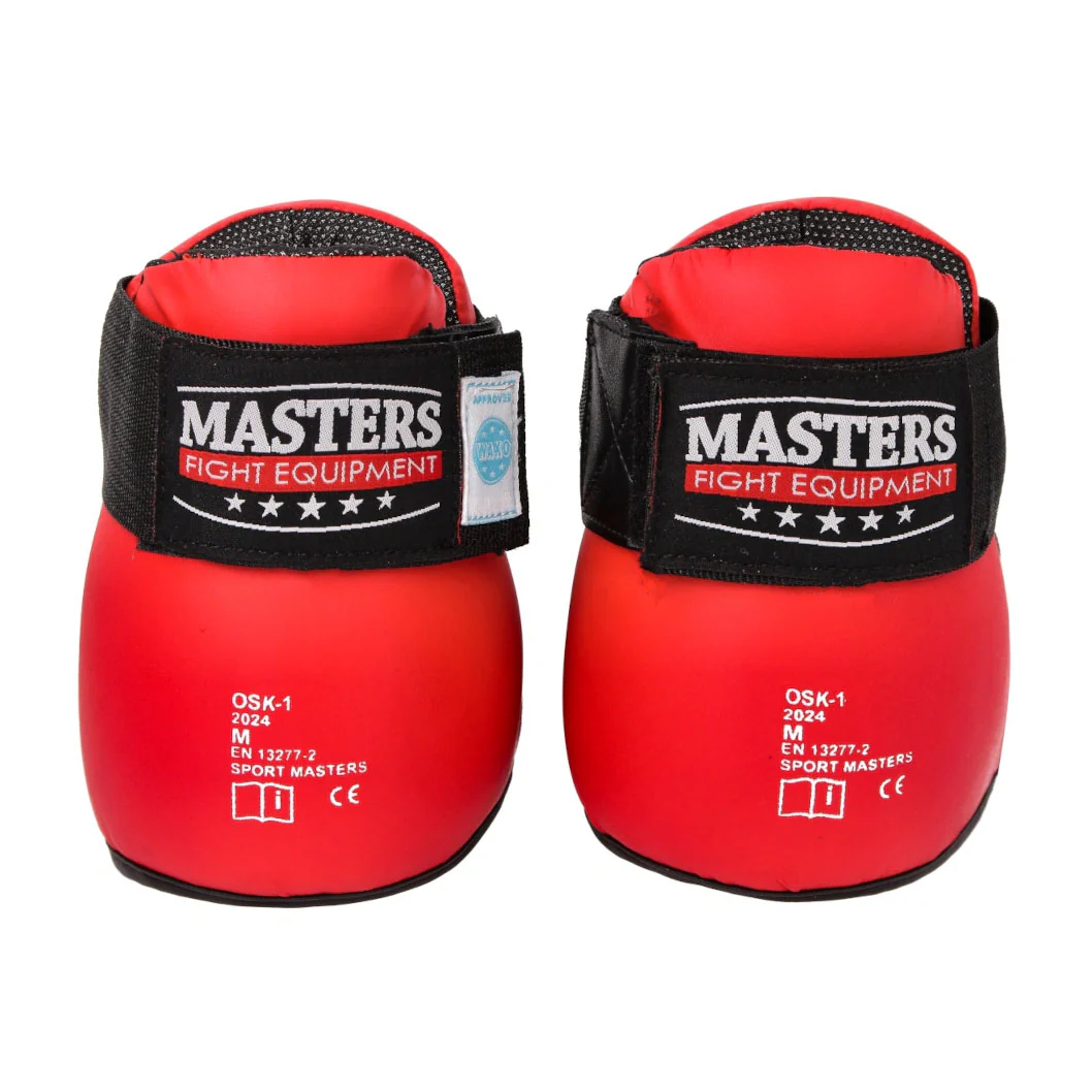 Protetores de Pés Ponto Fighting Mestres WAKO Vermelho  - Image 4