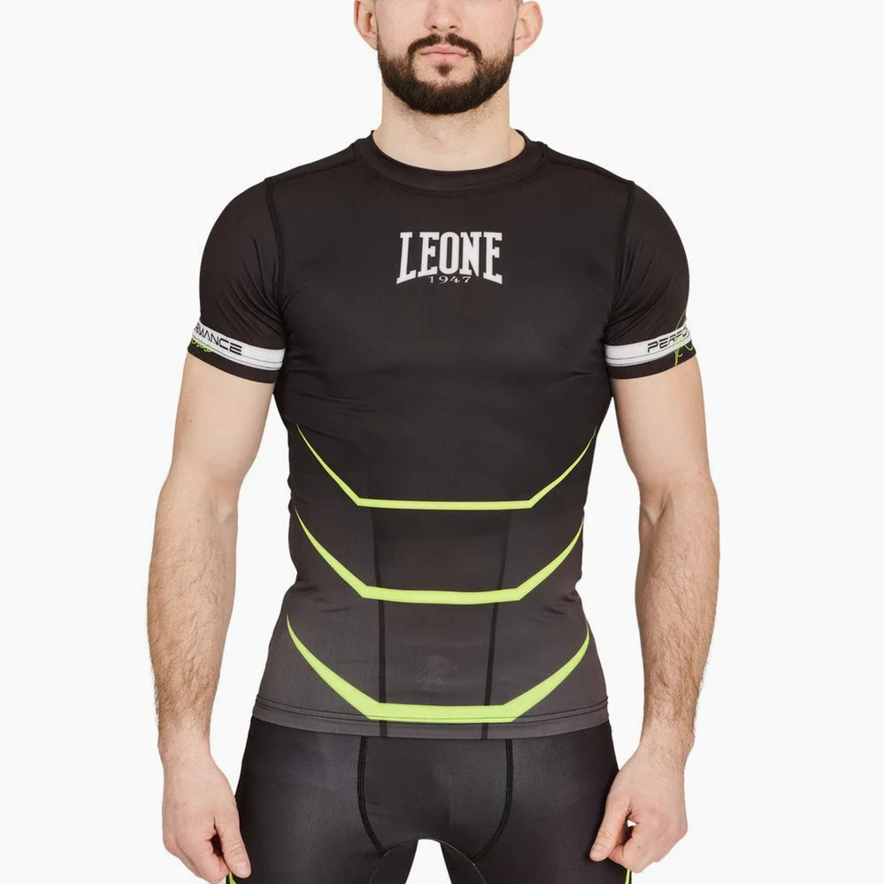 Rashguard de compressão Leone Revo Fluo AB927F
