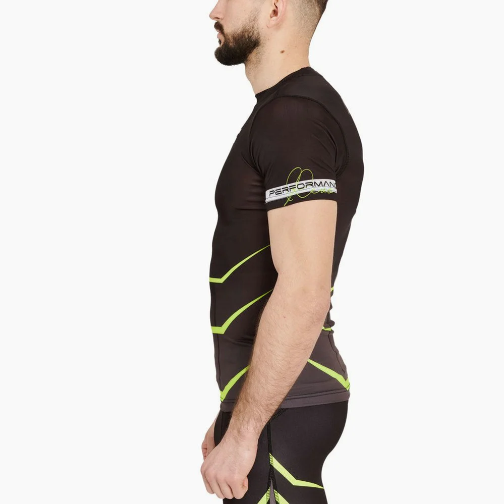 Rashguard de compressão Leone Revo Fluo AB927F - Image 4
