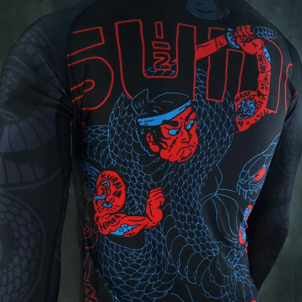Rashguard Half Sumo Black Mamba Neon mangas compridas  - Image 13