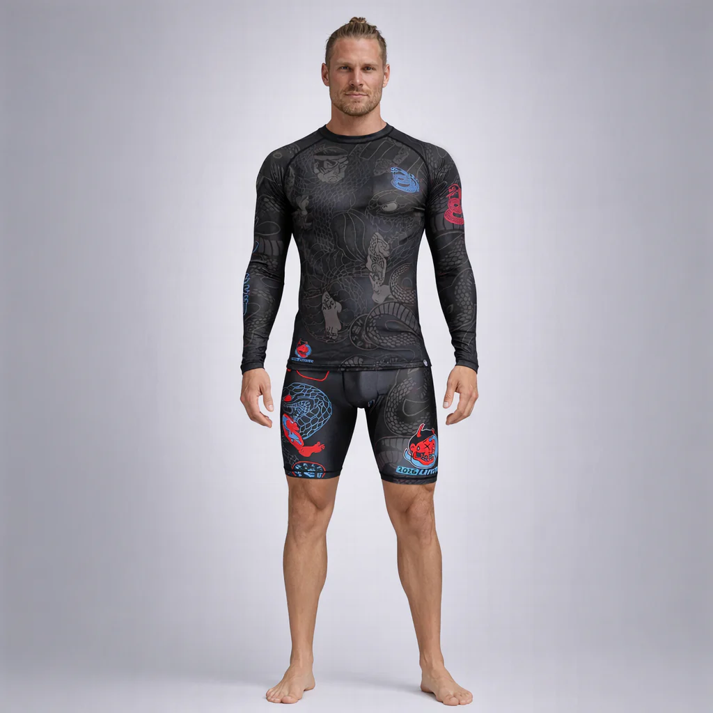 Rashguard Half Sumo Black Mamba Neon mangas compridas  - Image 14