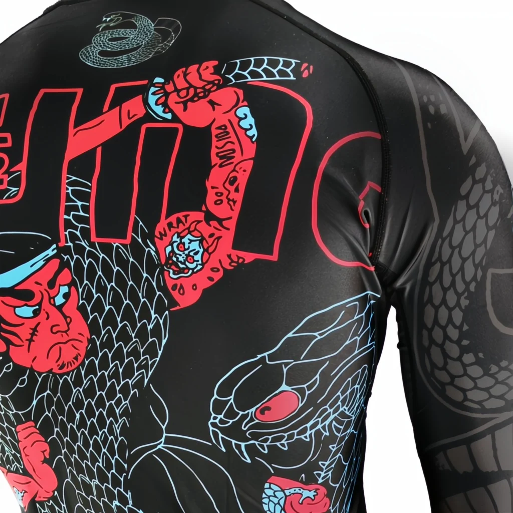 Rashguard Half Sumo Black Mamba Neon mangas compridas  - Image 3