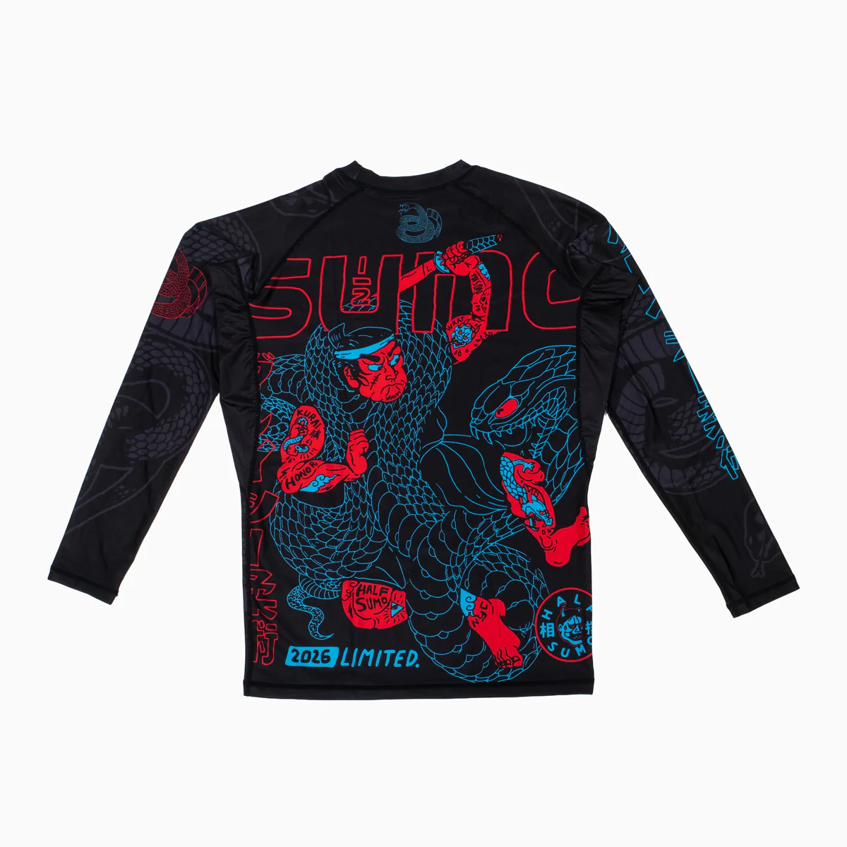 Rashguard Half Sumo Black Mamba Neon mangas compridas  - Image 7