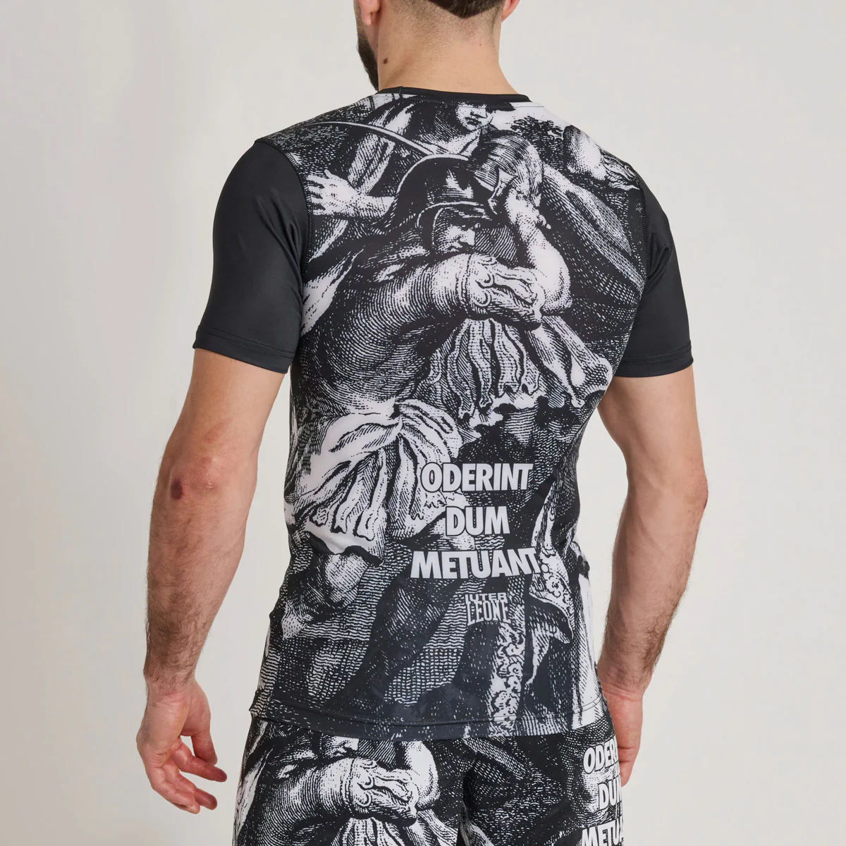 Rashguard Leone IUTER Barbed Wire AB06IU Preto  - Image 2