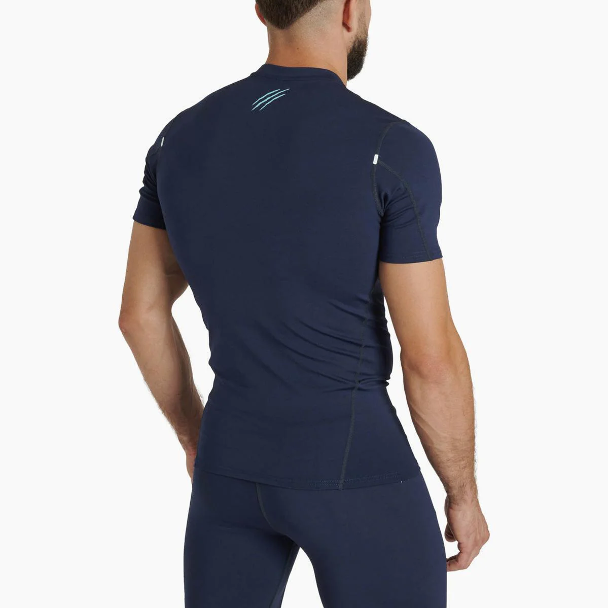 Rashguard Leone Primal Instinct AB917 mangas curtas Azul  - Image 2