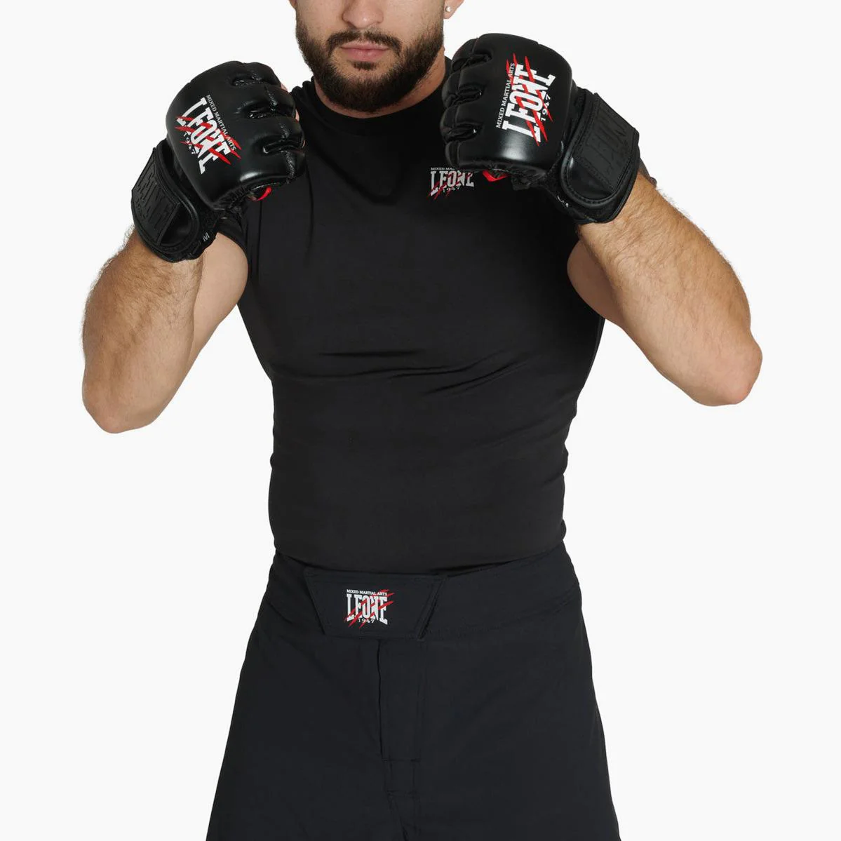 Rashguard Leone Primal Instinct AB917 mangas curtas Preto  - Image 4