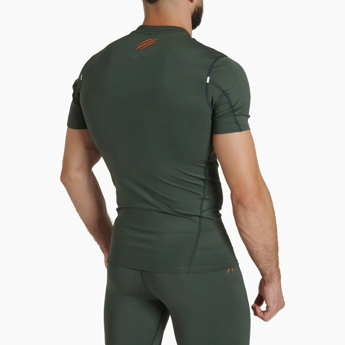 Rashguard Leone Primal Instinct AB917 mangas curtas Verde  - Image 2
