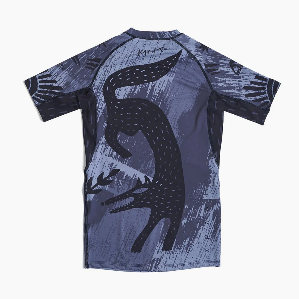 Rashguard Manto Camisetas de manga curta Cinza  - Image 5