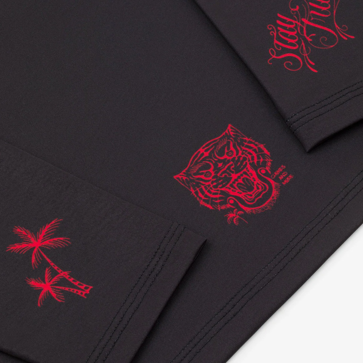 Rashguard Manto Miko mangas compridas Preto - Image 6