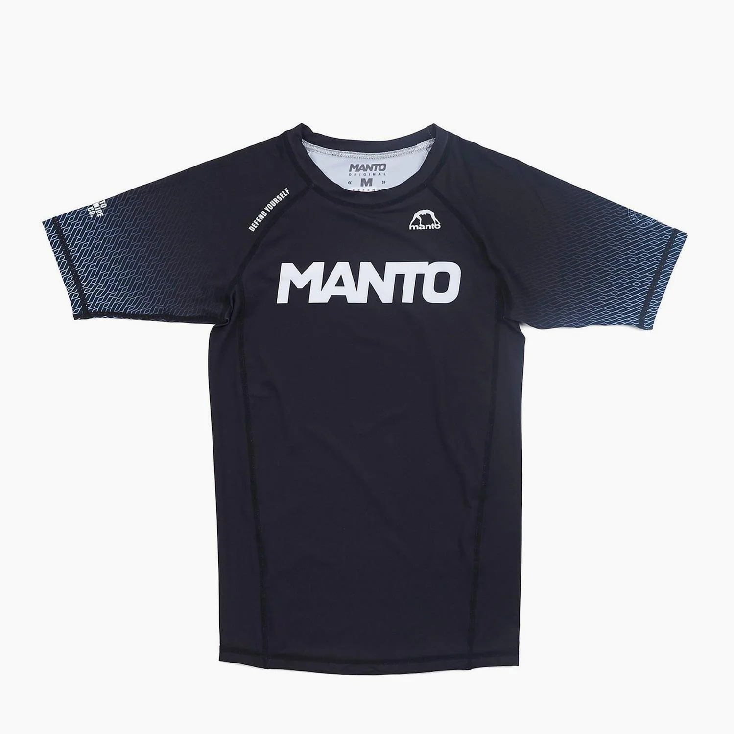 Rashguard Manto Rank mangas curtas Preto 