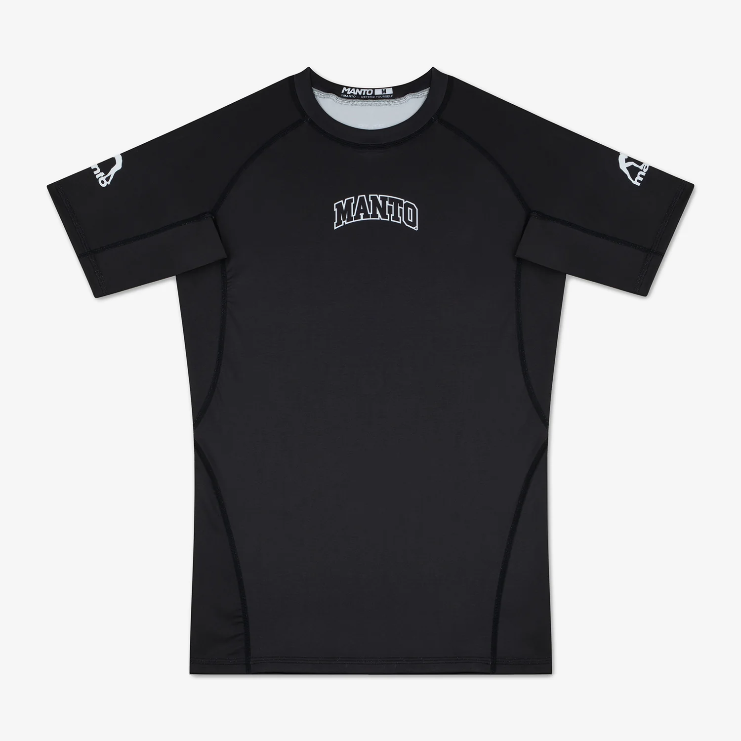 Rashguard Manto Ranked 25 mangas curtas Preto 