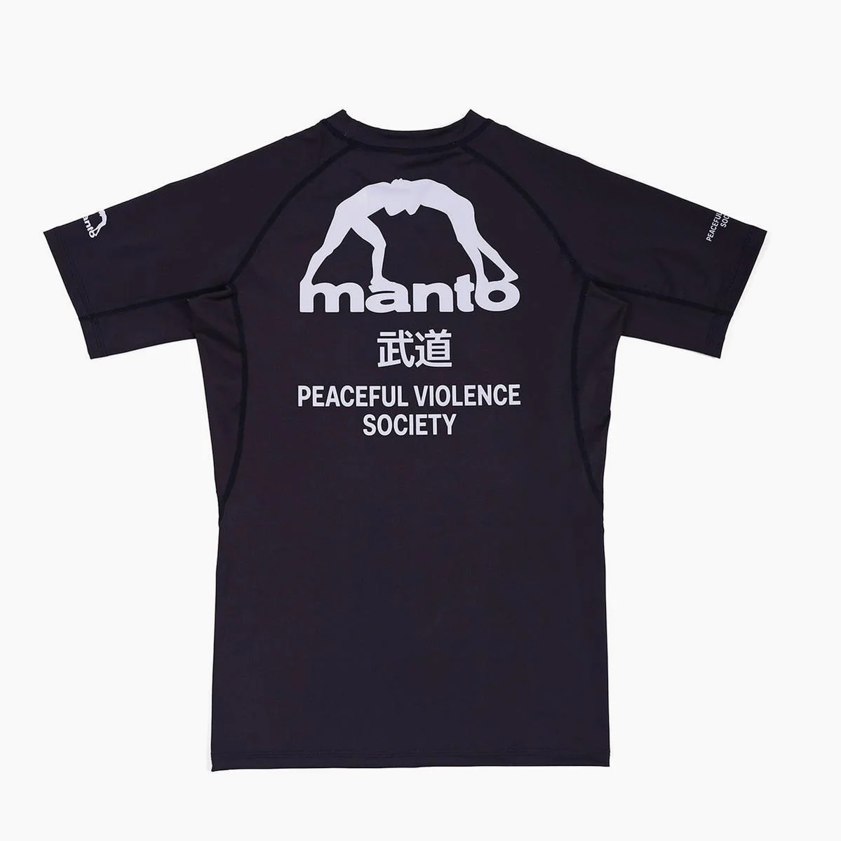 Rashguard Manto Society mangas curtas preto 