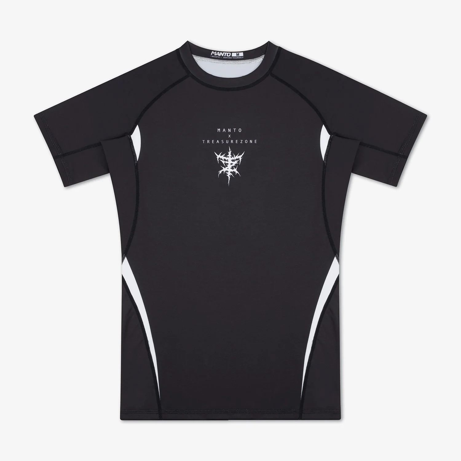 Rashguard Manto Treasure Zone mangas curtas preto  - Image 2