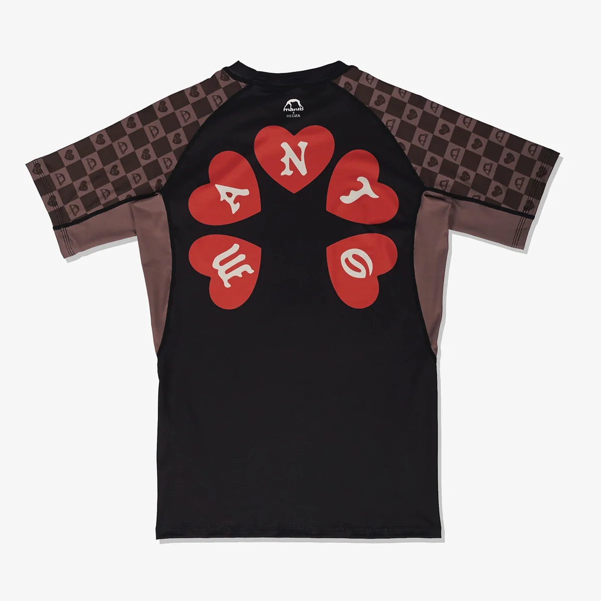 Rashguard Manto Tuff Luv mangas curtas preto 