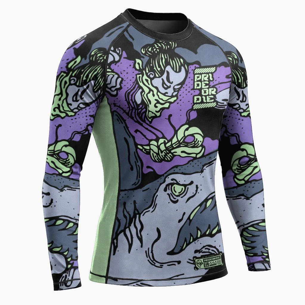Rashguard Pride or Die Dangerous Water V2 mangas compridas  - Image 2