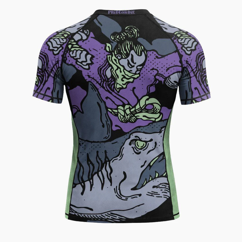 Rashguard Pride or Die Dangerous Water V2 mangas curtas  - Image 4