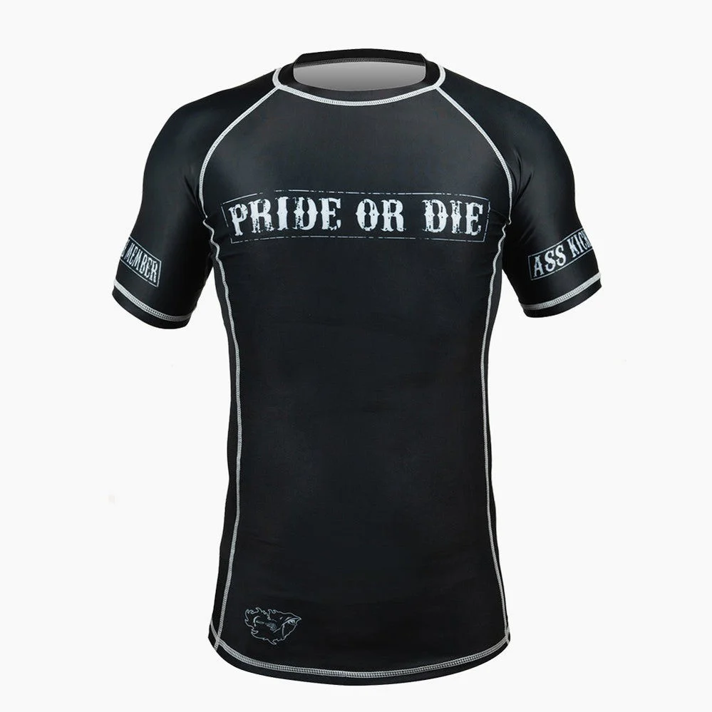 Rashguard Pride or Die Fight Club mangas curtas  - Image 2
