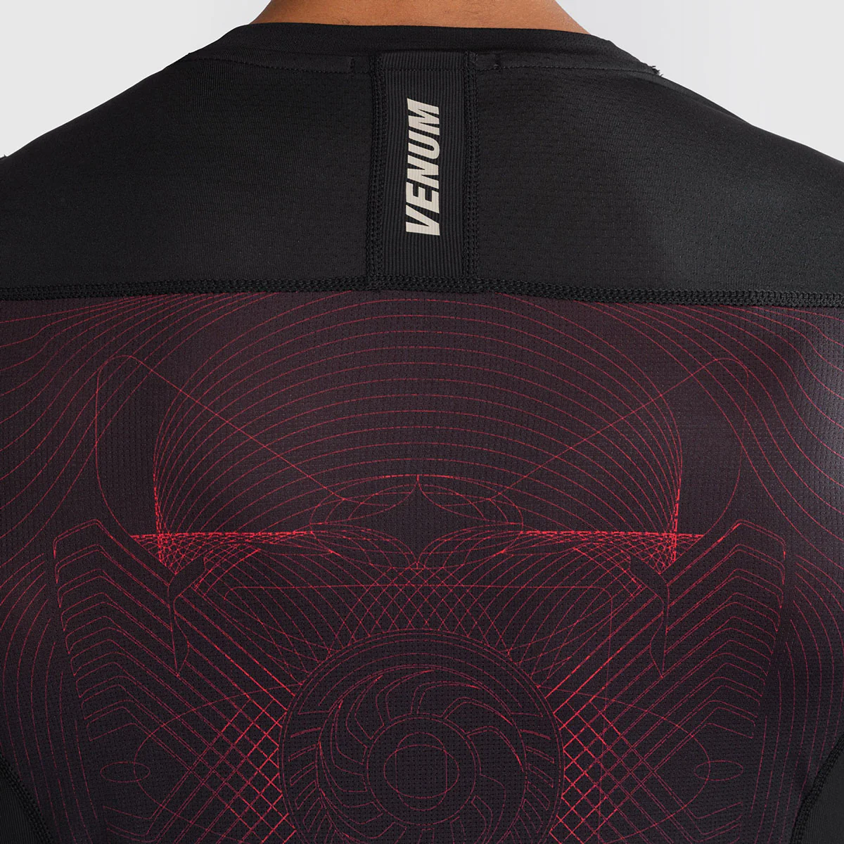 Rashguard Venum G-Fit Air mangas compridas Preto-vermelho  - Image 4