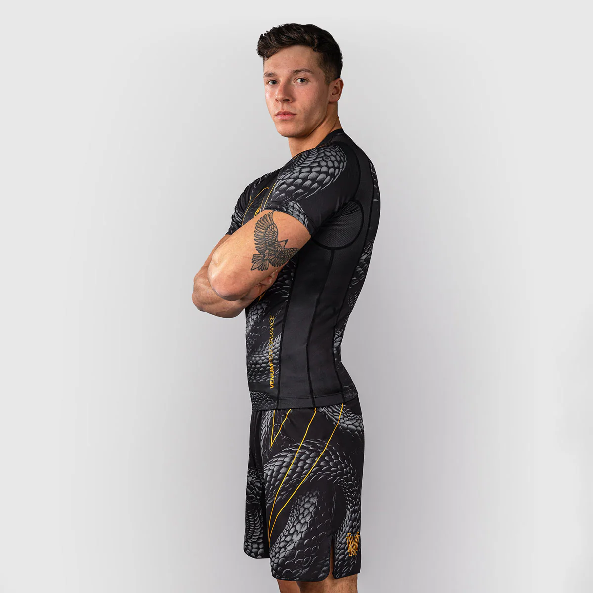 Rashguard Venum Matupa mangas curtas Preto-cinza  - Image 3