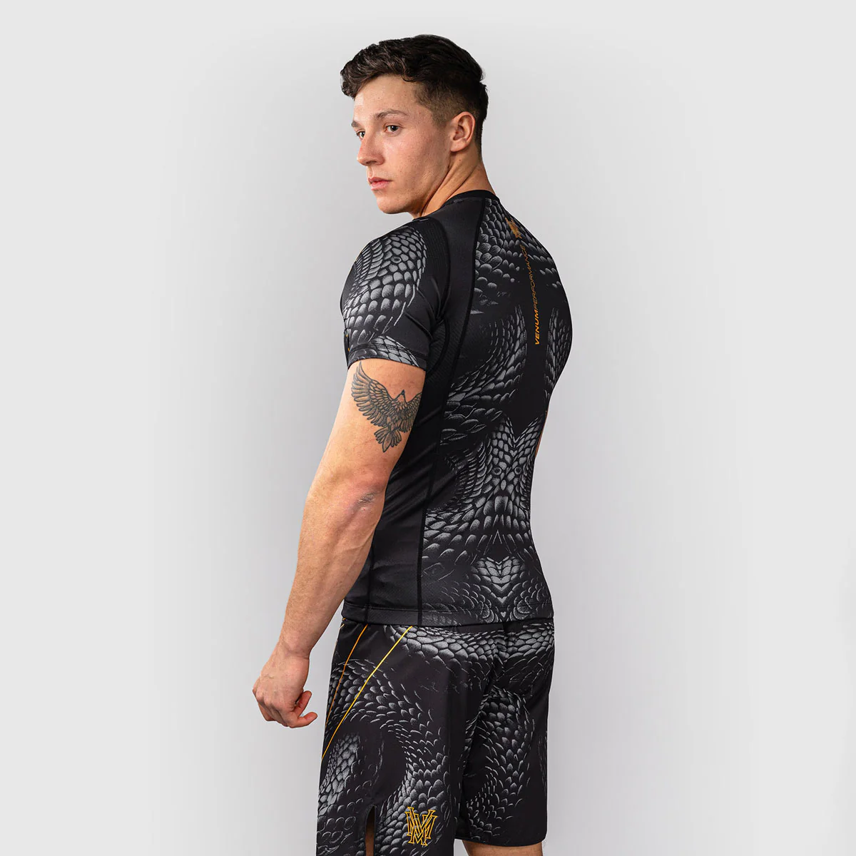 Rashguard Venum Matupa mangas curtas Preto-cinza  - Image 4