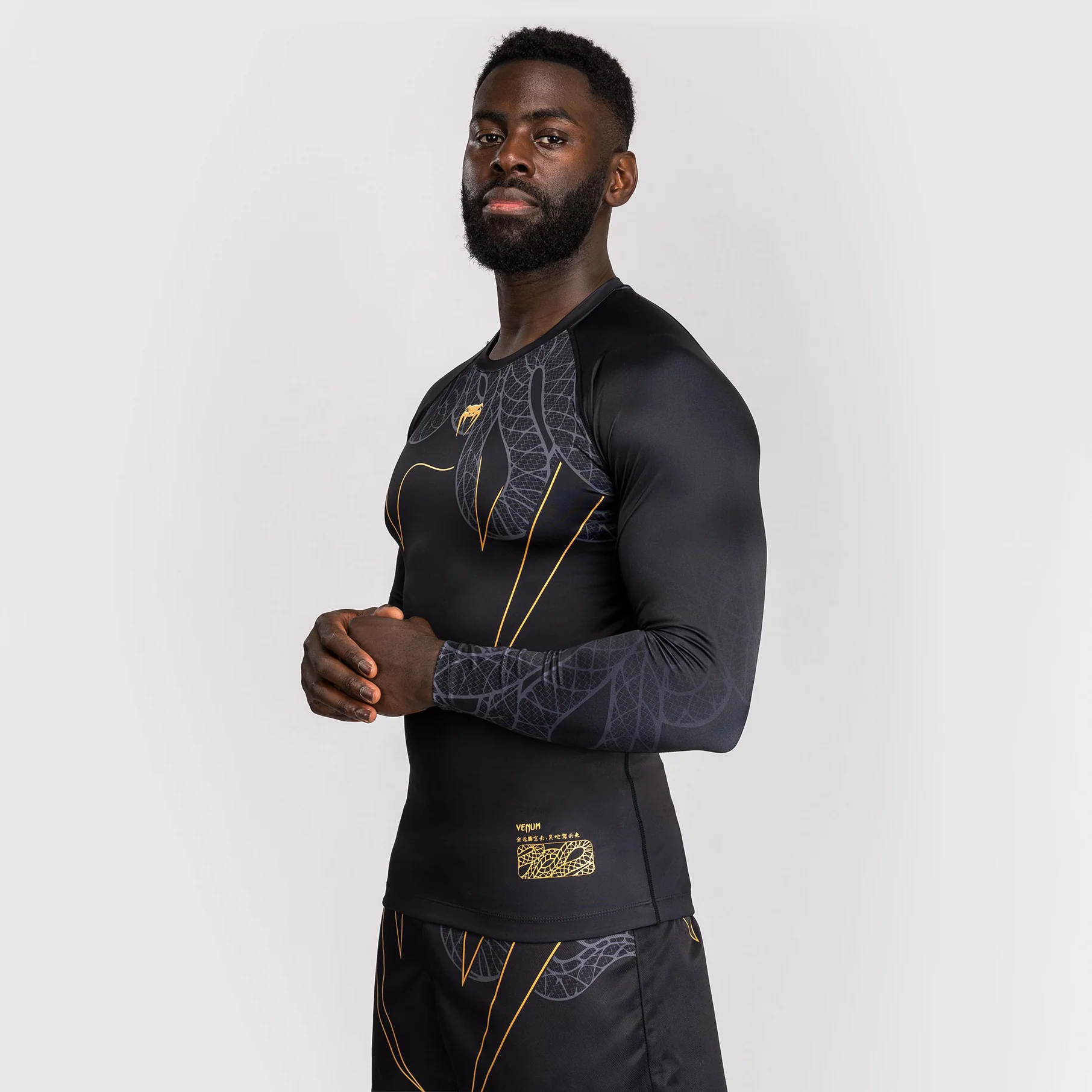 Rashguard Venum Serpenti mangas compridas Preto  - Image 2