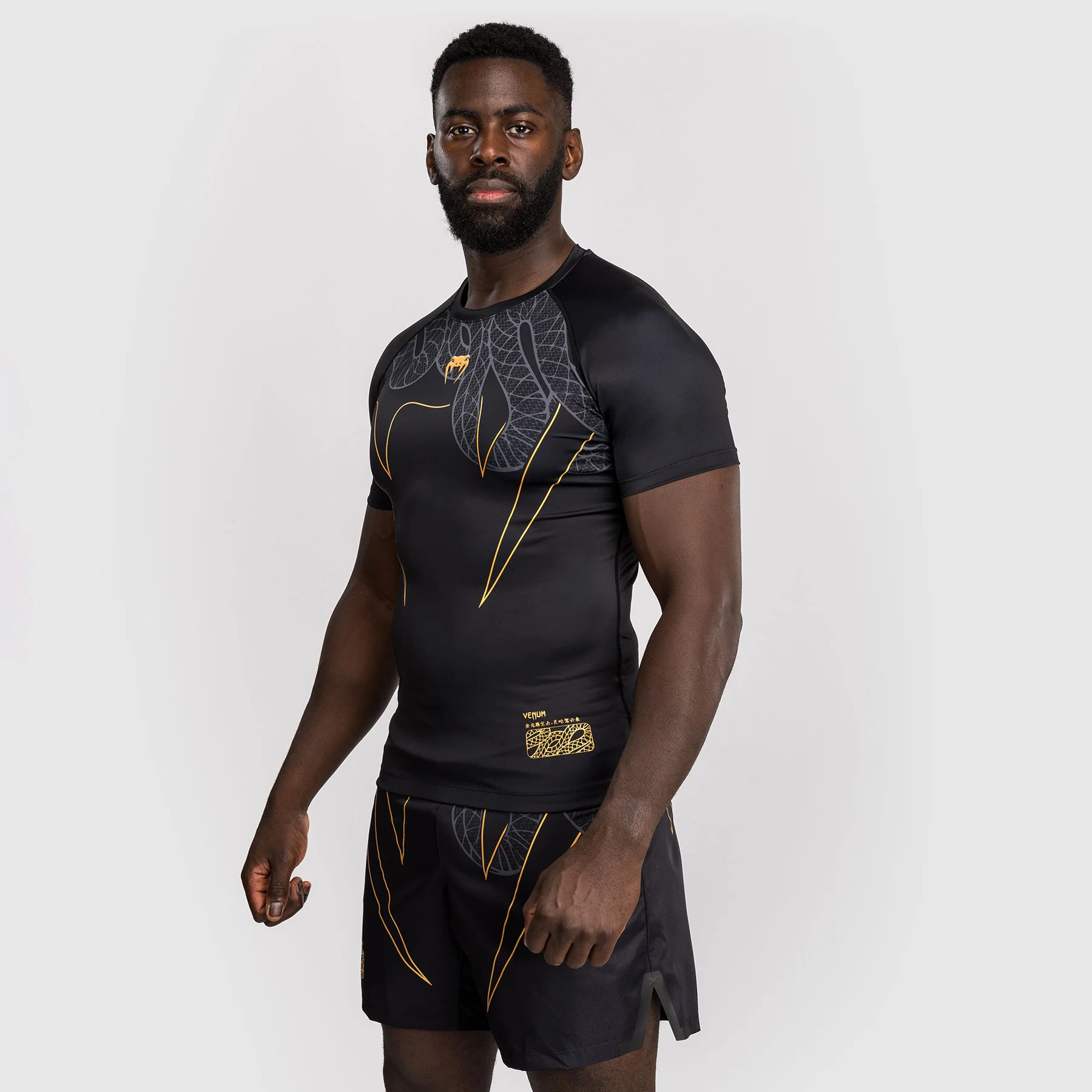 Rashguard Venum Serpenti mangas curtas Preto  - Image 2