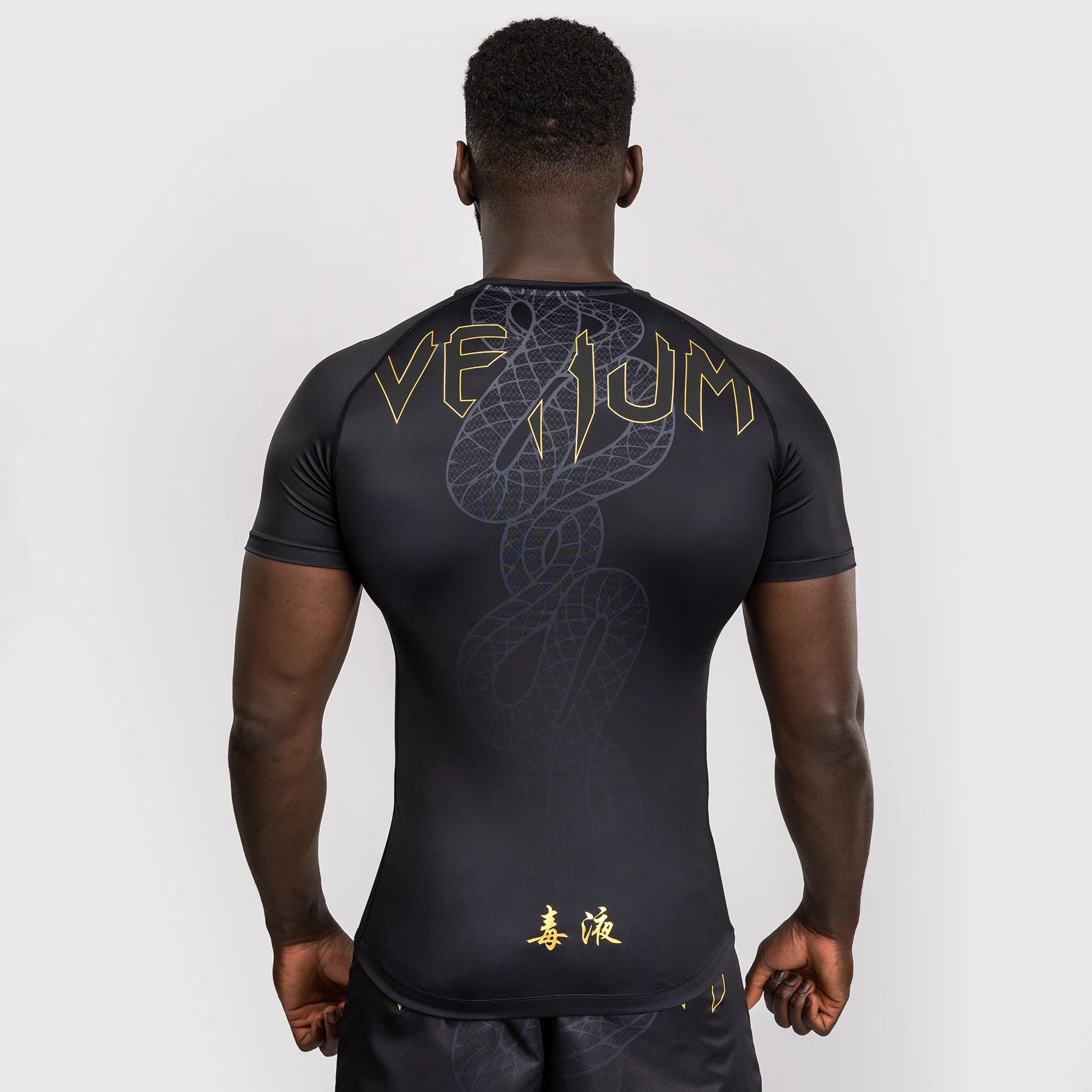 Rashguard Venum Serpenti mangas curtas Preto  - Image 3