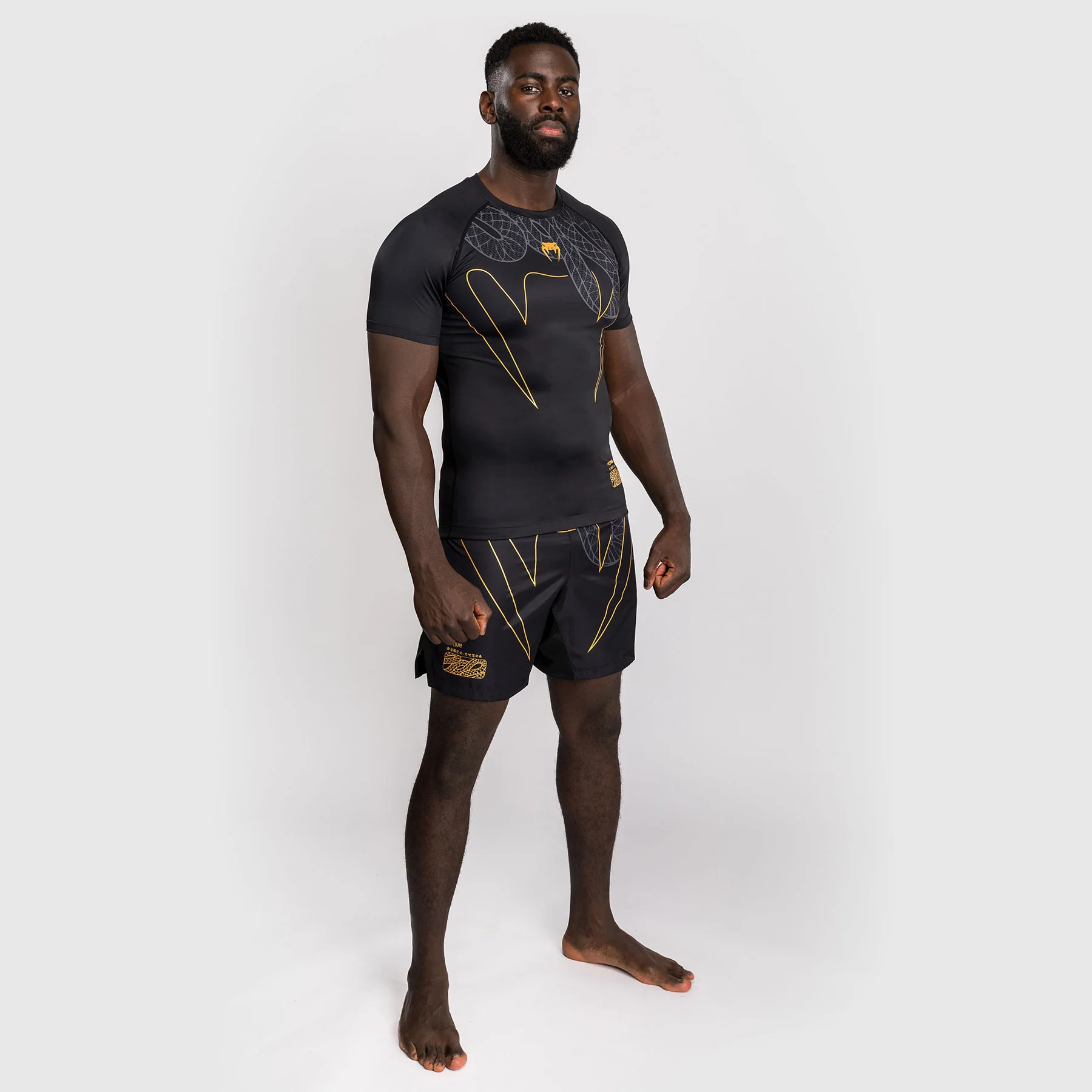Rashguard Venum Serpenti mangas curtas Preto  - Image 4