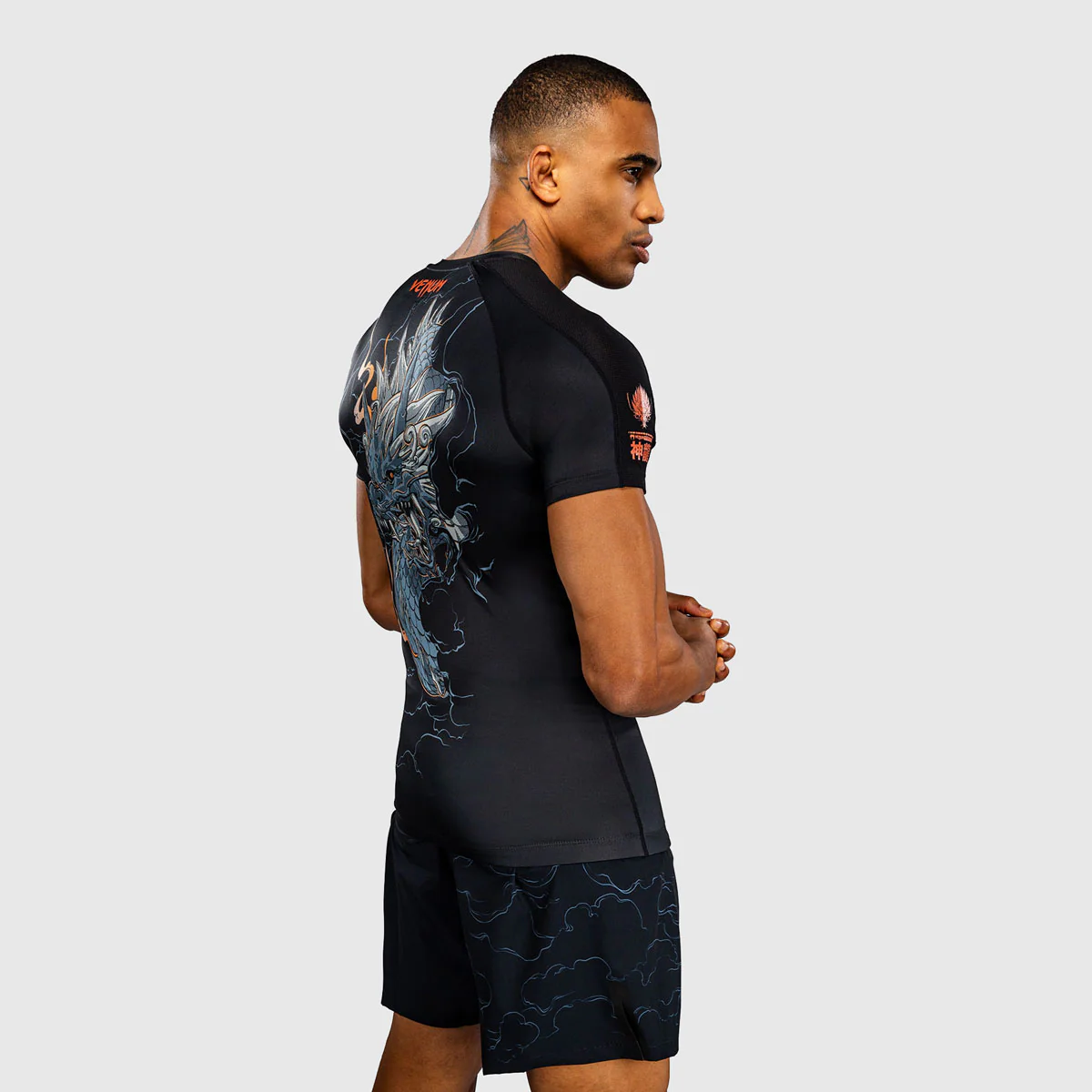 Rashguard Venum Thunder Dragon mangas curtas Preto  - Image 5