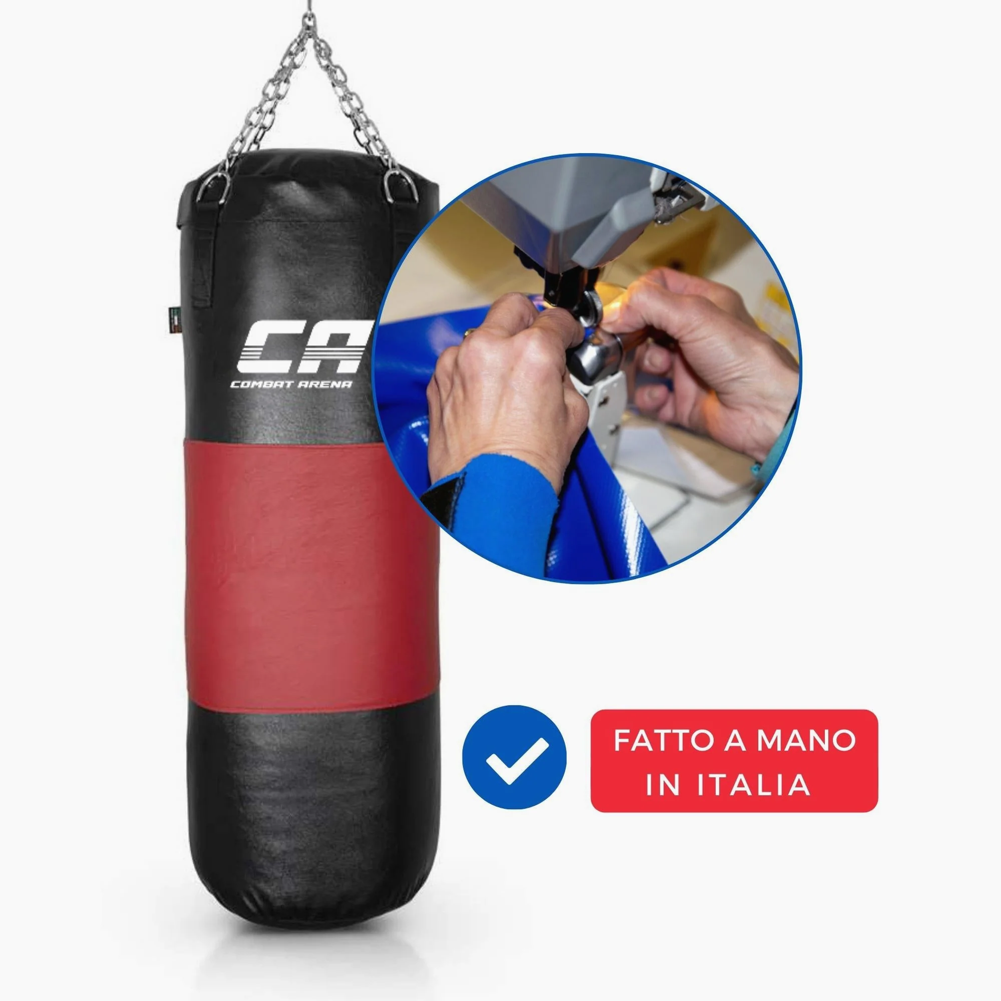Saco de Boxe Combat Arena Faixa em couro 40 kg  - Image 4