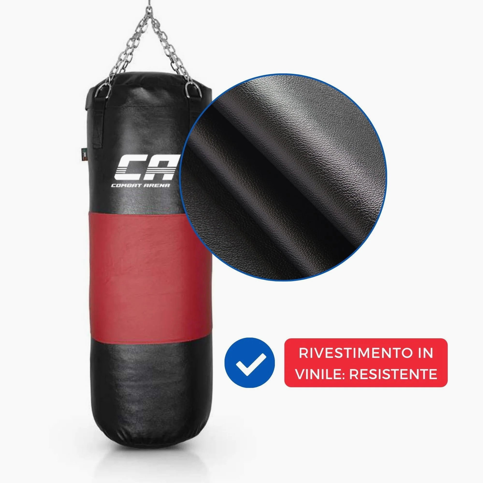 Saco de Boxe Combat Arena Faixa em couro 40 kg  - Image 5