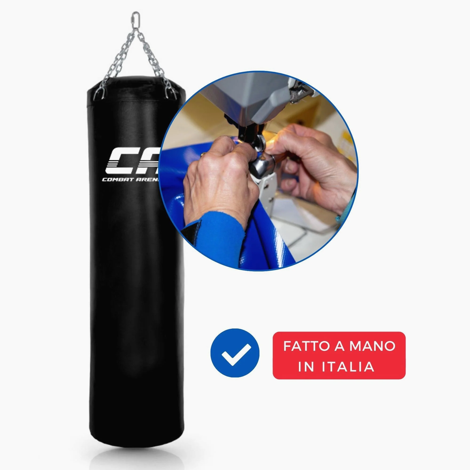 Saco de Boxe Combat Arena Treinamento PRO 40 Kg Preto  - Image 4