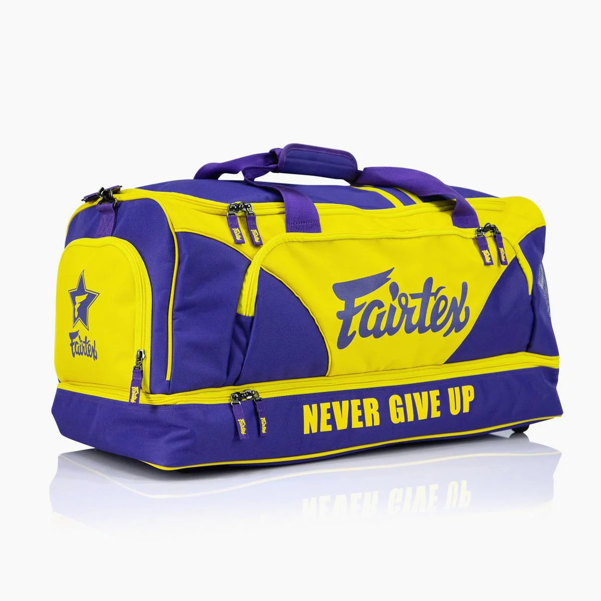 Bolsa de ginásio Fairtex BAG2 Roxo-amarelo 