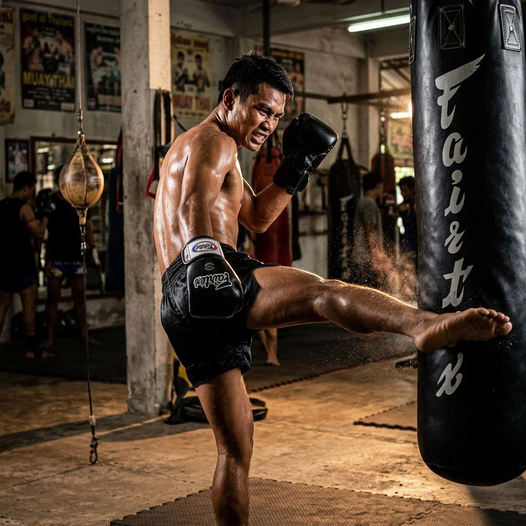 Saco Fairtex HB5 Preto 30 kg 120 cm Cheio  - Image 4