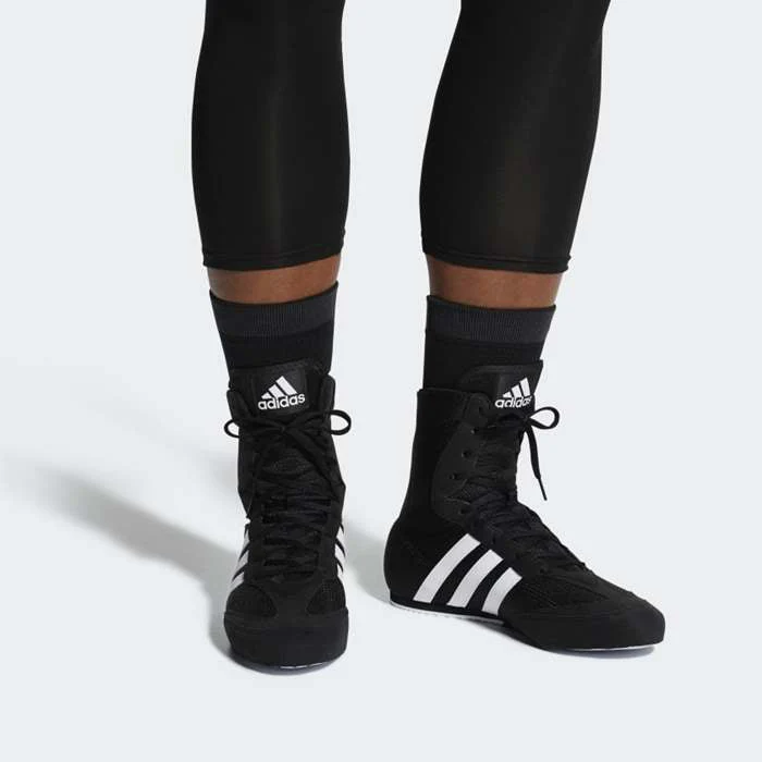 Sapatos de Boxe Adidas Box Hog 2 Preto-branco  - Image 2