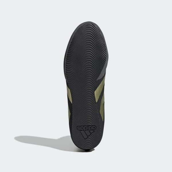 Sapatos de Boxe Adidas Box Hog 4 Preto-ouro  - Image 7