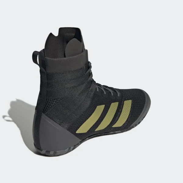 Sapatos de Boxe Adidas Speedex 18 Preto-ouro  - Image 4