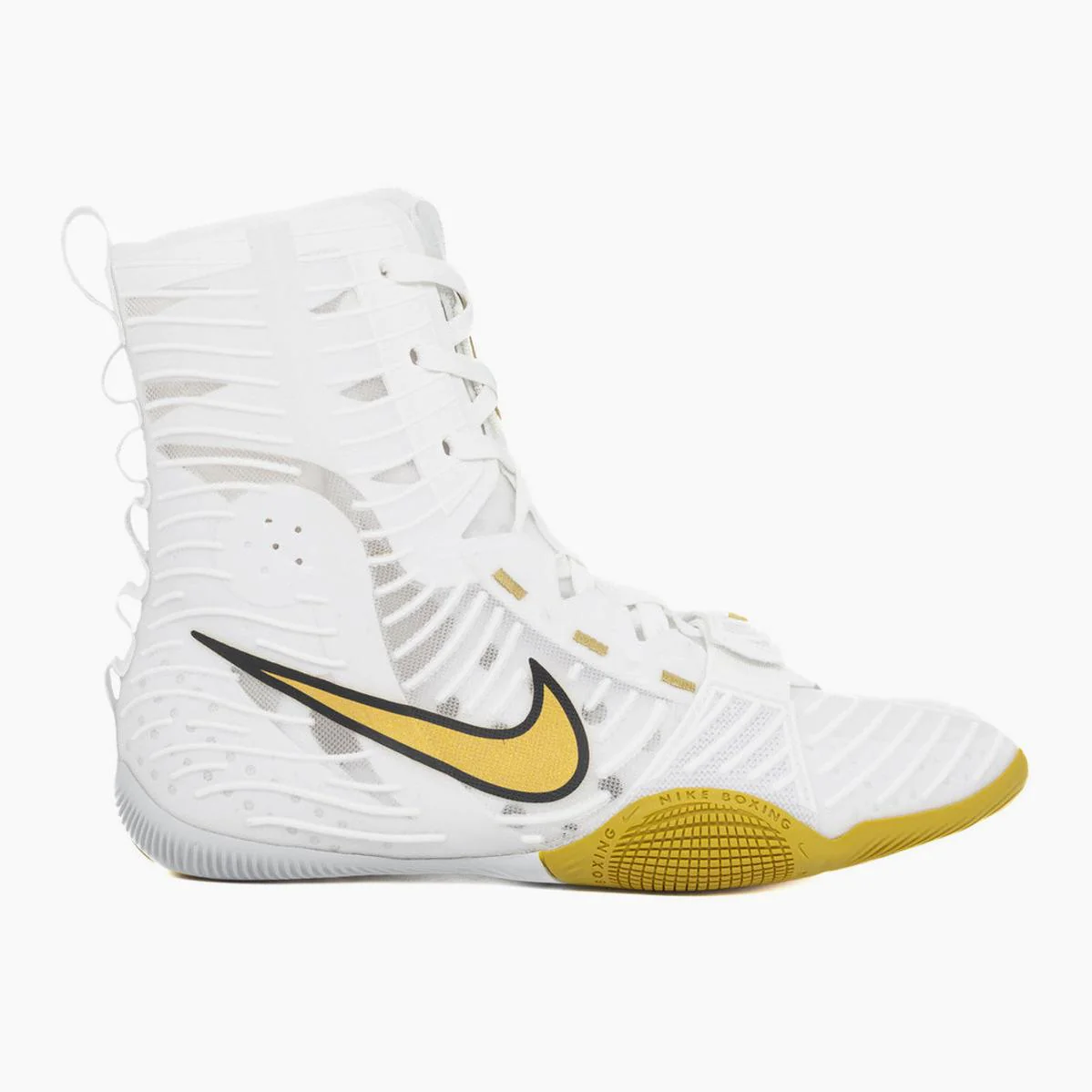 Sapatos de Boxe Nike Hyperko 3 Branco-dourado  - Image 3