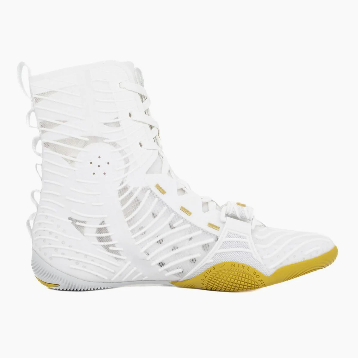 Sapatos de Boxe Nike Hyperko 3 Branco-dourado  - Image 4