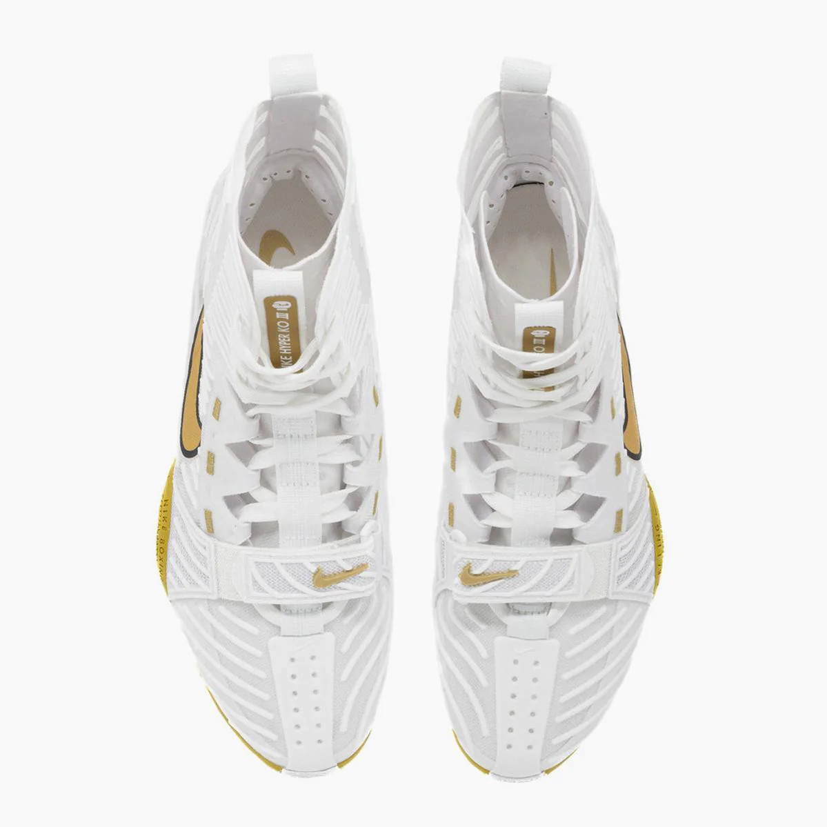 Sapatos de Boxe Nike Hyperko 3 Branco-dourado  - Image 6