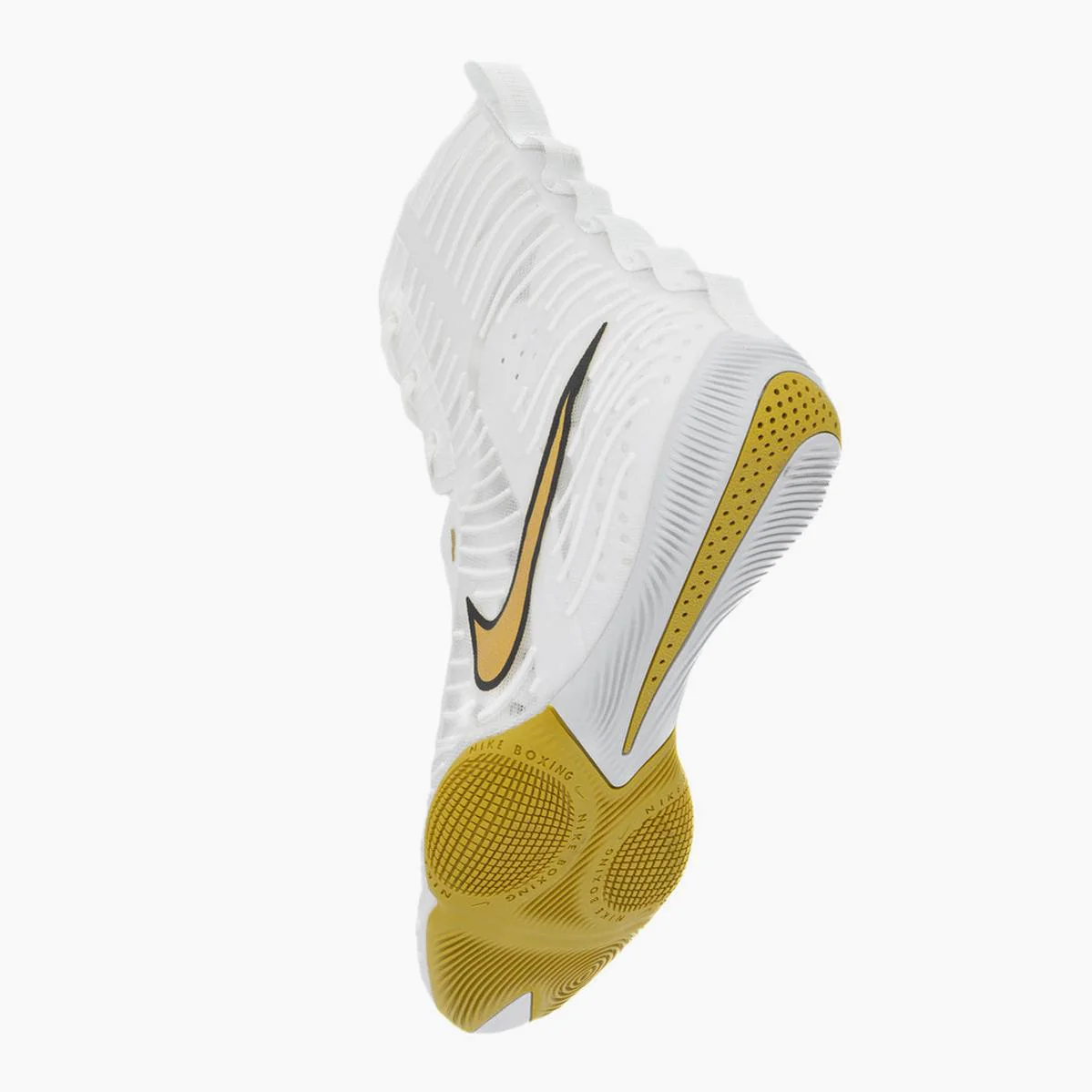 Sapatos de Boxe Nike Hyperko 3 Branco-dourado  - Image 9