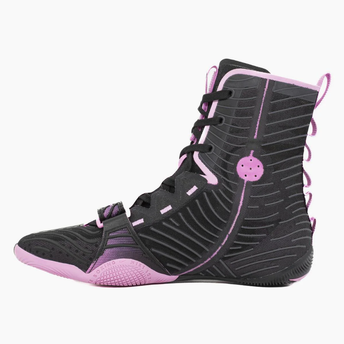Sapatos de Boxe Nike Hyperko 3 preto-rosa  - Image 4