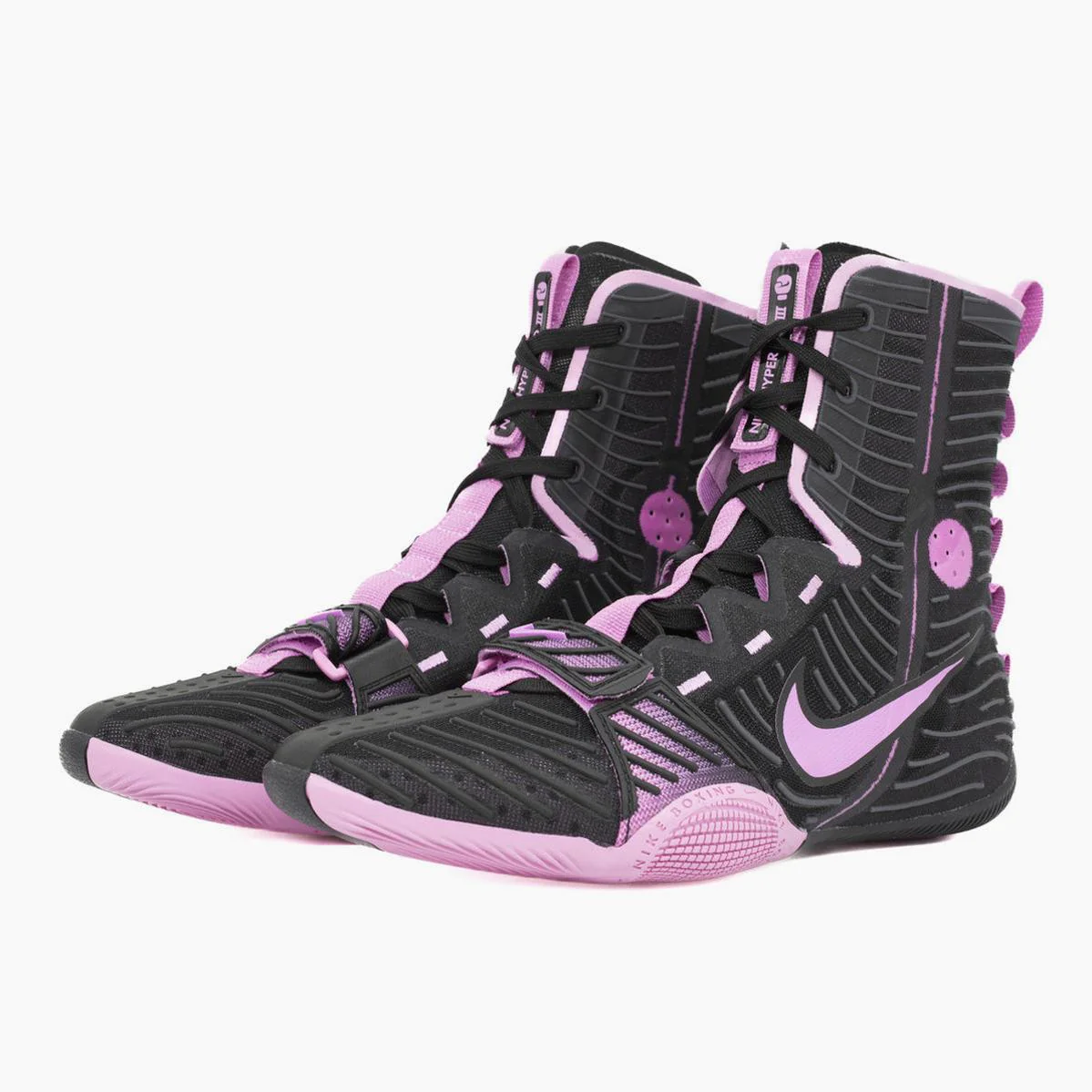 Sapatos de Boxe Nike Hyperko 3 preto-rosa  - Image 5