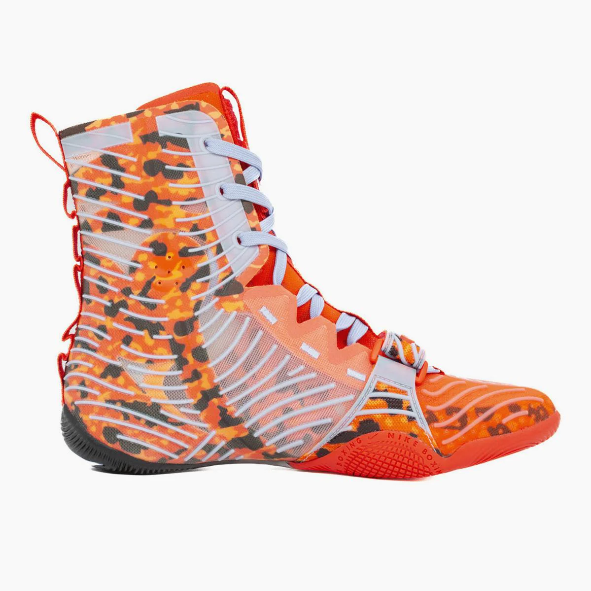 Sapatos de Boxe Nike Hyperko 3 SE Bright Crimson-Alumínio - Image 2