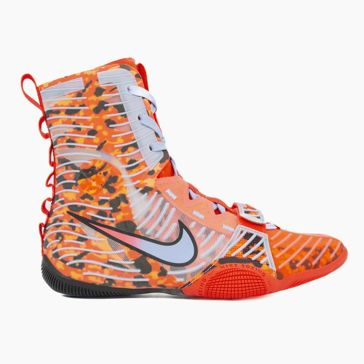 Sapatos de Boxe Nike Hyperko 3 SE Bright Crimson-Alumínio - Image 3