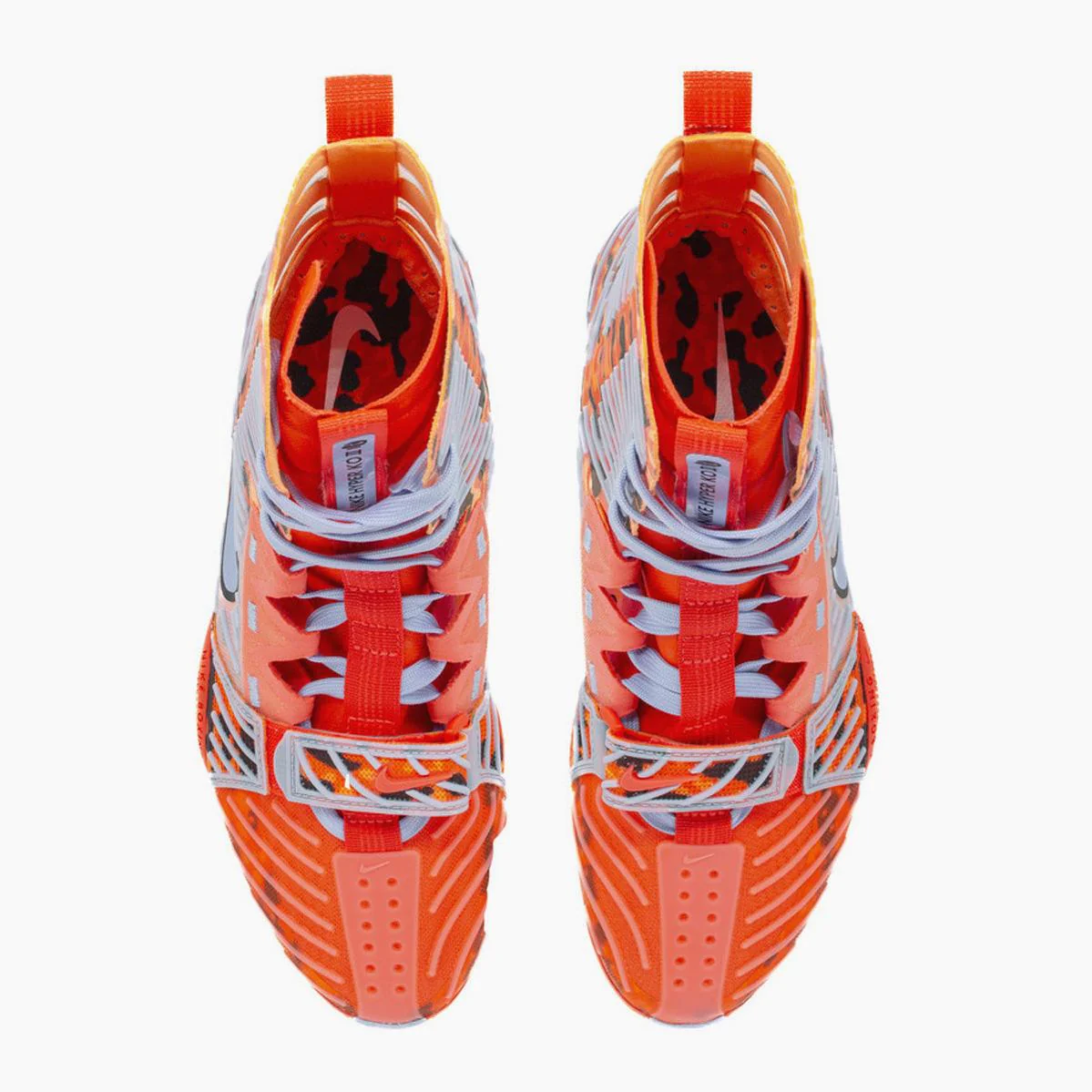 Sapatos de Boxe Nike Hyperko 3 SE Bright Crimson-Alumínio - Image 6